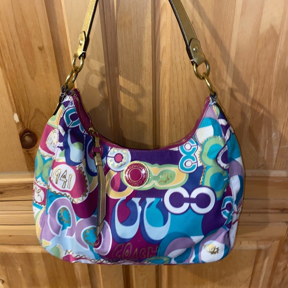 Colorful Vintage Coach Should Bag
